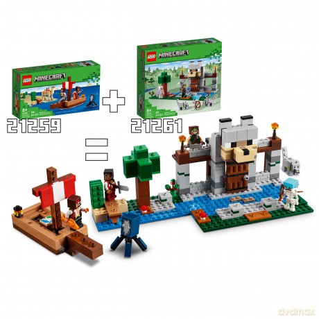 LEGO Minecraft Rejs Statkiem Pirackim (21259) [KLOCKI]