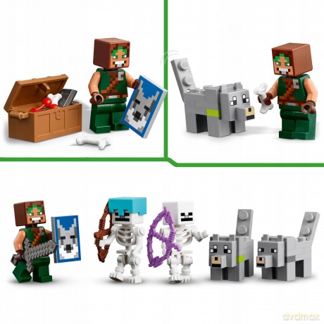 LEGO Minecraft Wilcza Twierdza (21261) [KLOCKI]