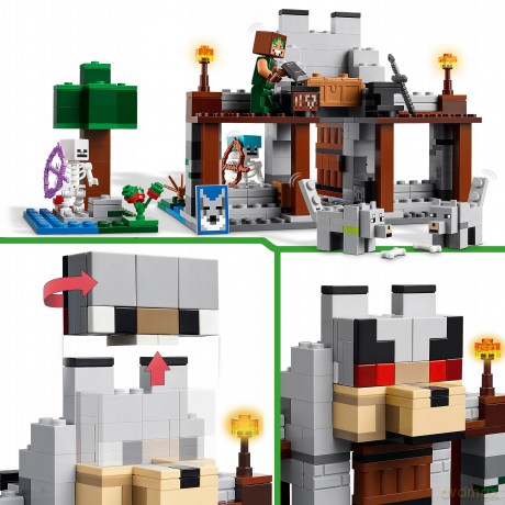 LEGO Minecraft Wilcza Twierdza (21261) [KLOCKI]