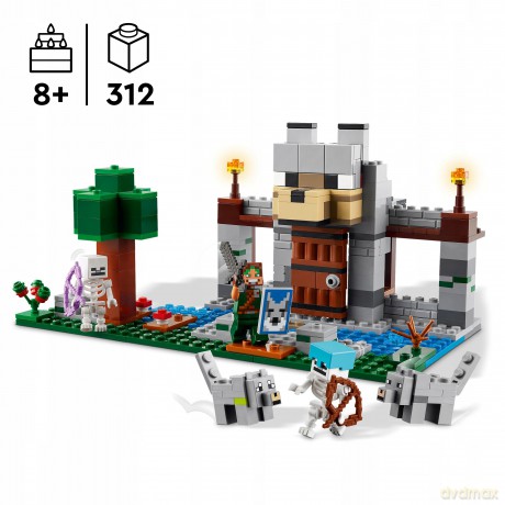 LEGO Minecraft Wilcza Twierdza (21261) [KLOCKI]