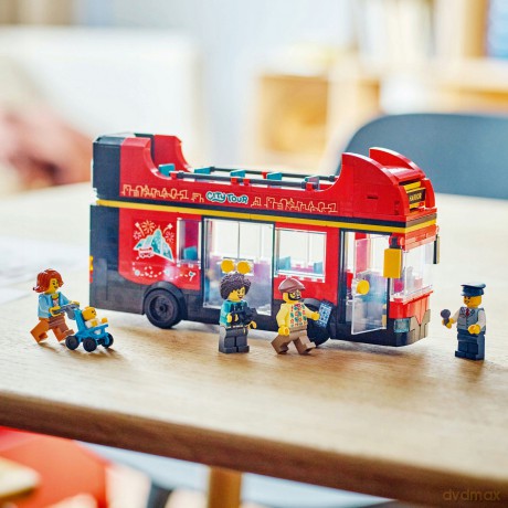 LEGO City Czerwony, Piętrowy Autokar (60407) [KLOCKI]