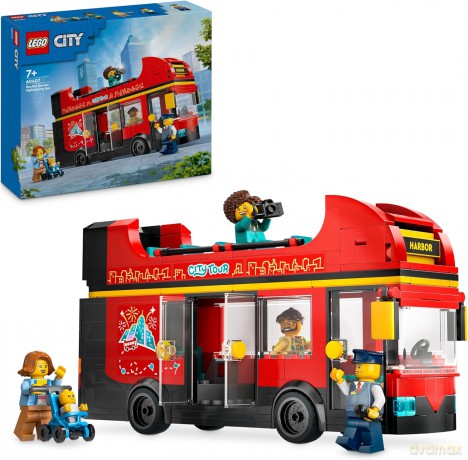 LEGO City Czerwony, Piętrowy Autokar (60407) [KLOCKI]