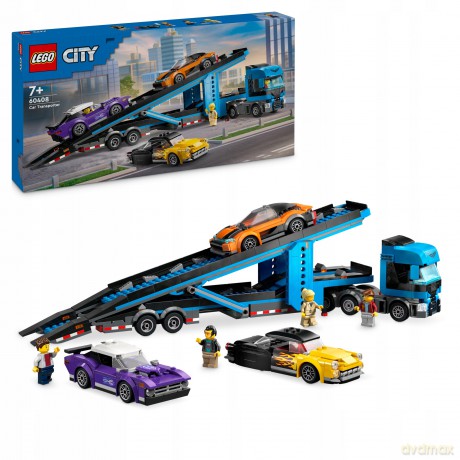 LEGO City Laweta z Samochodami Sportowymi (60408) [KLOCKI]
