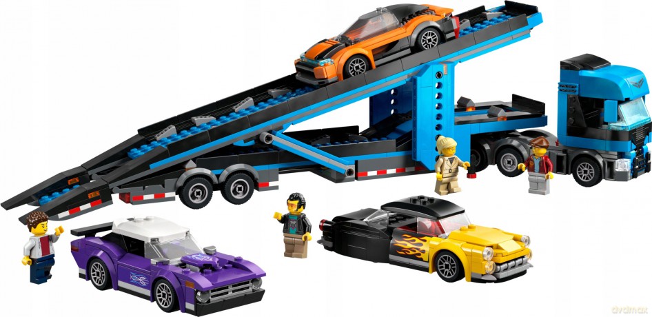 LEGO City Laweta z Samochodami Sportowymi (60408) [KLOCKI]