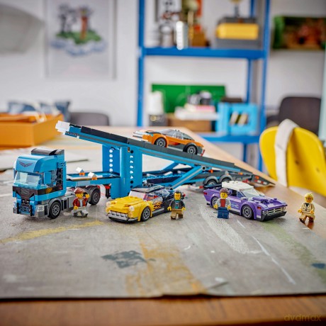 LEGO City Laweta z Samochodami Sportowymi (60408) [KLOCKI]