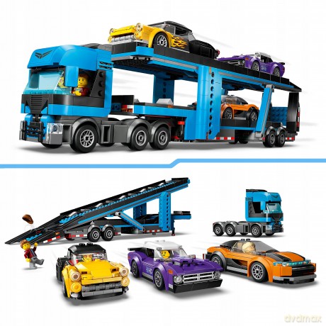 LEGO City Laweta z Samochodami Sportowymi (60408) [KLOCKI]
