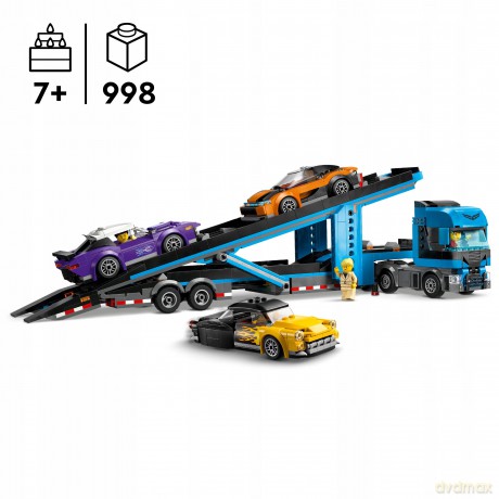 LEGO City Laweta z Samochodami Sportowymi (60408) [KLOCKI]