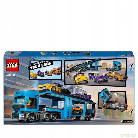 LEGO City Laweta z Samochodami Sportowymi (60408) [KLOCKI]