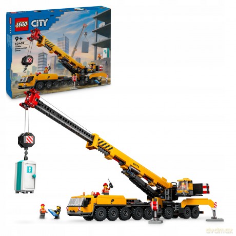 LEGO City Żółty Ruchomy Żuraw (60409) [KLOCKI]