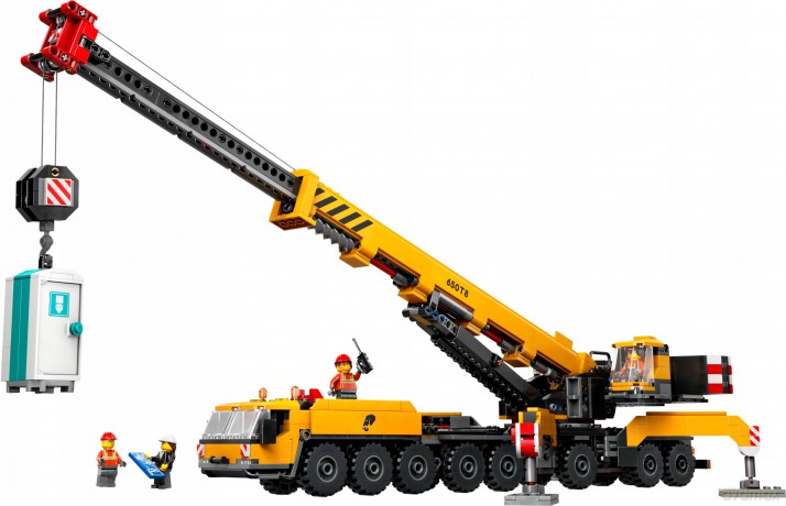 LEGO City Żółty Ruchomy Żuraw (60409) [KLOCKI]
