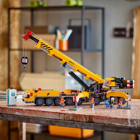 LEGO City Żółty Ruchomy Żuraw (60409) [KLOCKI]