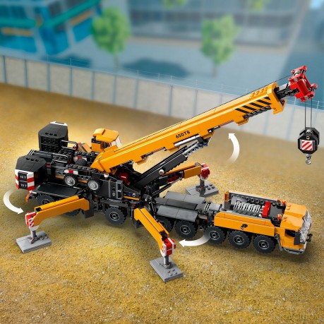 LEGO City Żółty Ruchomy Żuraw (60409) [KLOCKI]