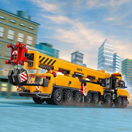 LEGO City Żółty Ruchomy Żuraw (60409) [KLOCKI]