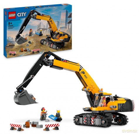 LEGO City Żółta Koparka (60420) [KLOCKI]