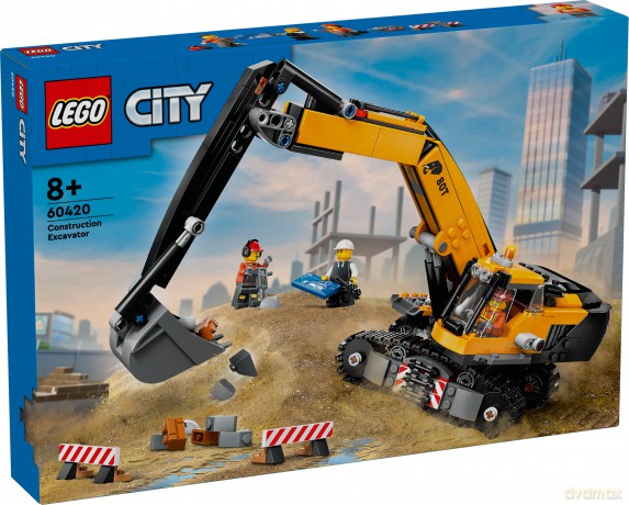 LEGO City Żółta Koparka (60420) [KLOCKI]