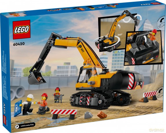 LEGO City Żółta Koparka (60420) [KLOCKI]