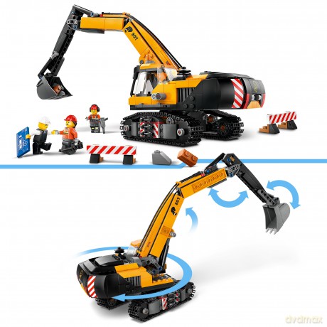 LEGO City Żółta Koparka (60420) [KLOCKI]