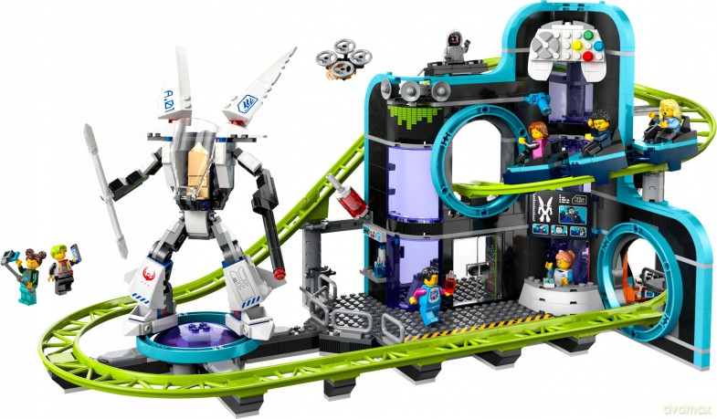 LEGO City Park Świat Robotów z Rollercoasterem (60421) [KLOCKI]