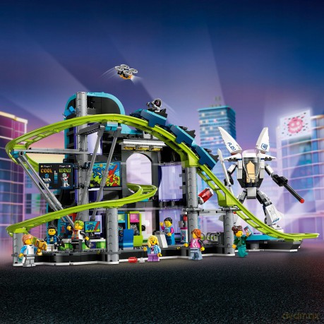 LEGO City Park Świat Robotów z Rollercoasterem (60421) [KLOCKI]