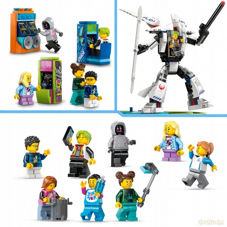 LEGO City Park Świat Robotów z Rollercoasterem (60421) [KLOCKI]