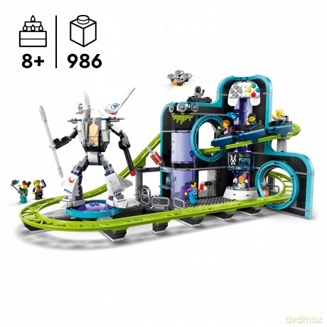 LEGO City Park Świat Robotów z Rollercoasterem (60421) [KLOCKI]