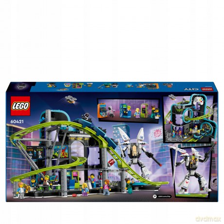 LEGO City Park Świat Robotów z Rollercoasterem (60421) [KLOCKI]