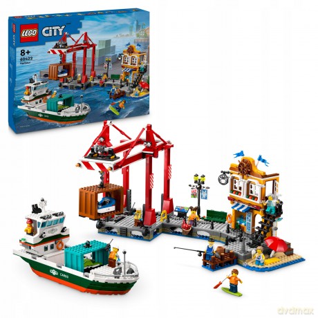 LEGO City Nadmorski Port Ze Statkiem Towarowym (60422) [KLOCKI]