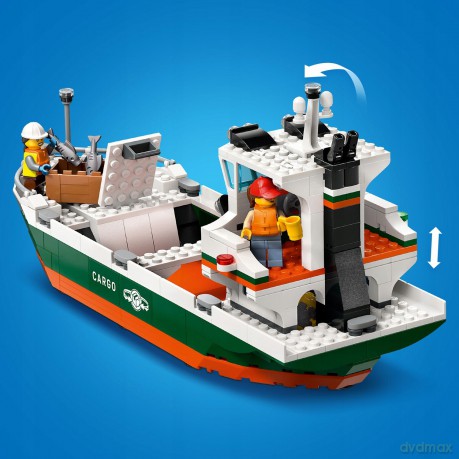 LEGO City Nadmorski Port Ze Statkiem Towarowym (60422) [KLOCKI]