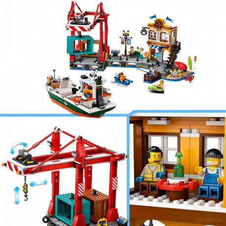 LEGO City Nadmorski Port Ze Statkiem Towarowym (60422) [KLOCKI]