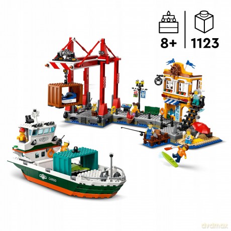 LEGO City Nadmorski Port Ze Statkiem Towarowym (60422) [KLOCKI]