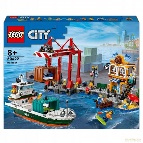 LEGO City Nadmorski Port Ze Statkiem Towarowym (60422) [KLOCKI]
