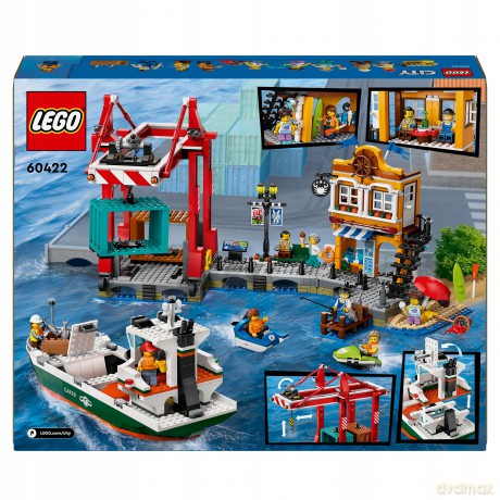 LEGO City Nadmorski Port Ze Statkiem Towarowym (60422) [KLOCKI]