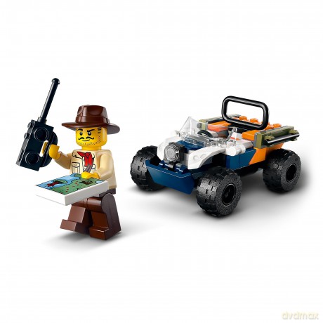 LEGO City Quad Badacza Dżungli z Pandą Czerwoną (60424) [KLOCKI]