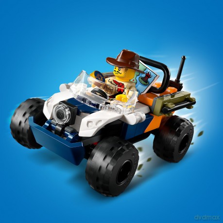 LEGO City Quad Badacza Dżungli z Pandą Czerwoną (60424) [KLOCKI]