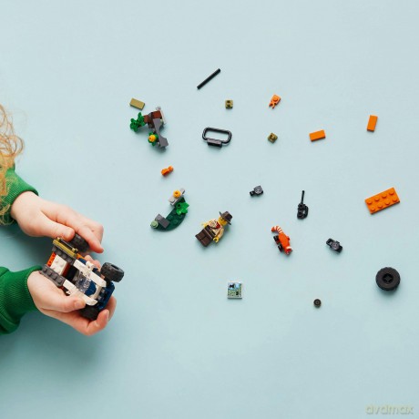 LEGO City Quad Badacza Dżungli z Pandą Czerwoną (60424) [KLOCKI]