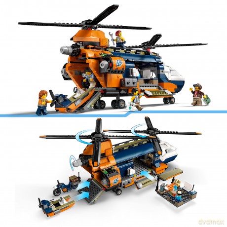 LEGO City Helikopter Badaczy Dżungli w Bazie (60437) [KLOCKI]