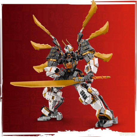 LEGO Ninjago Tytanowy Smok-Mech Cole'a (71821) [KLOCKI]