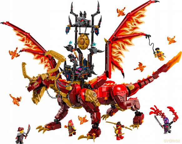 LEGO Ninjago Smok Źródła Ruchu (71822) [KLOCKI]