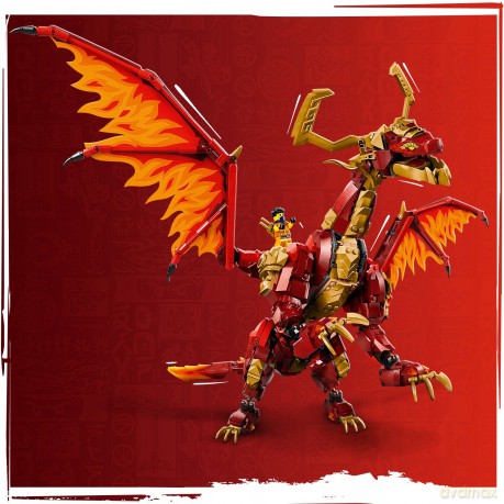 LEGO Ninjago Smok Źródła Ruchu (71822) [KLOCKI]