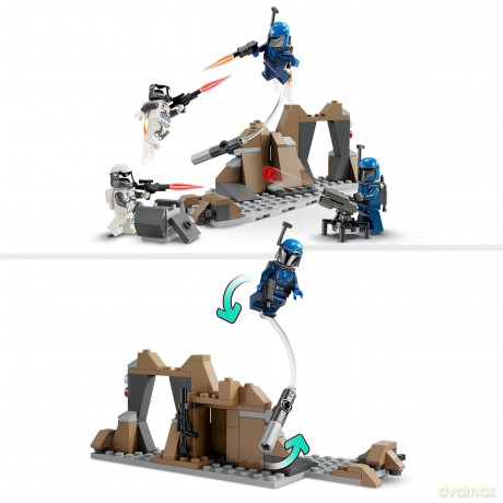 LEGO Star Wars Zasadzka Na Mandalorze - Zestaw Bitewny (75373) [KLOCKI]