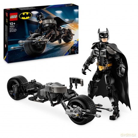 LEGO Super Heroes Figurka Batmana Do Zbudowania I Batcykl (76273) [KLOCKI]