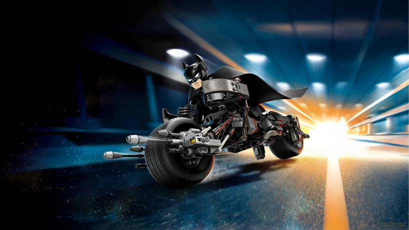 LEGO Super Heroes Figurka Batmana Do Zbudowania I Batcykl (76273) [KLOCKI]