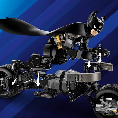 LEGO Super Heroes Figurka Batmana Do Zbudowania I Batcykl (76273) [KLOCKI]