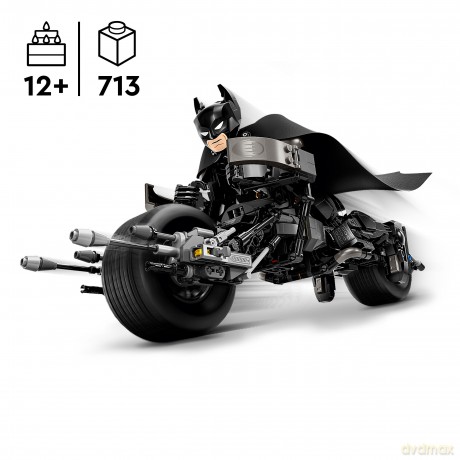 LEGO Super Heroes Figurka Batmana Do Zbudowania I Batcykl (76273) [KLOCKI]
