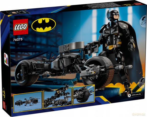 LEGO Super Heroes Figurka Batmana Do Zbudowania I Batcykl (76273) [KLOCKI]