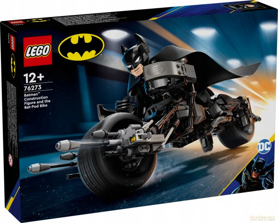 LEGO Super Heroes Figurka Batmana Do Zbudowania I Batcykl (76273) [KLOCKI]