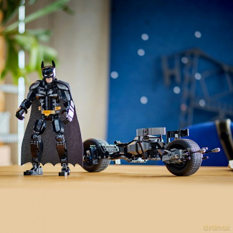 LEGO Super Heroes Figurka Batmana Do Zbudowania I Batcykl (76273) [KLOCKI]