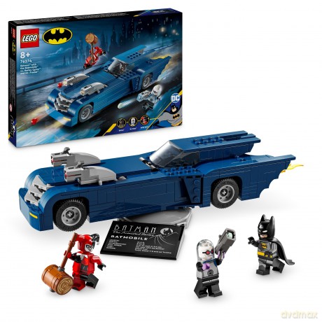 LEGO Super Heroes Batman z Batmobilem Kontra Harley Quinn Mi Mr Freeze (76274) [KLOCKI]