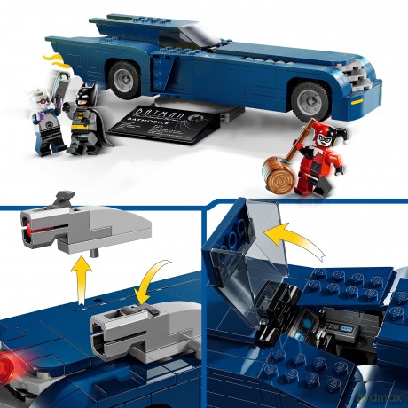 LEGO Super Heroes Batman z Batmobilem Kontra Harley Quinn Mi Mr Freeze (76274) [KLOCKI]
