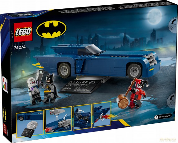 LEGO Super Heroes Batman z Batmobilem Kontra Harley Quinn Mi Mr Freeze (76274) [KLOCKI]